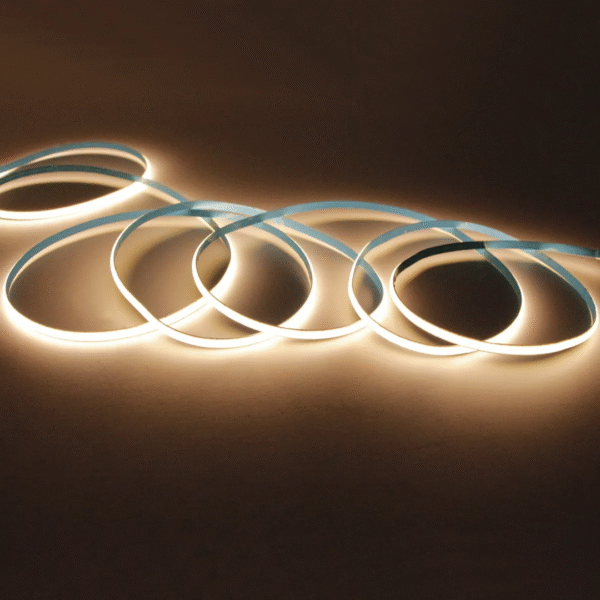 Fita De Led Cob 400 Leds Rolo 5 Metros 12v 5mm Ultra Fino para Micro Perfil - Imagem 2
