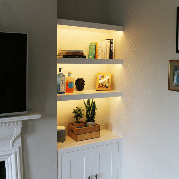 Micro Perfil de LED Ultra Fino para Movelaria, Paredes, Pisos, Rodapés - Imagem 9