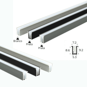 Micro Perfil de LED Ultra Fino para Movelaria, Paredes, Pisos, Rodapés